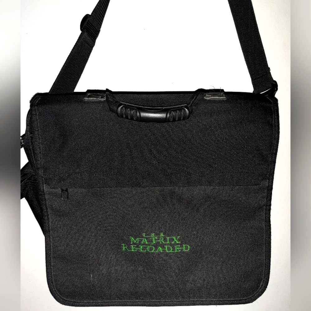 North End Travel Gear Black Laptop Travel Bag Matrix Reloaded Branded Preowned